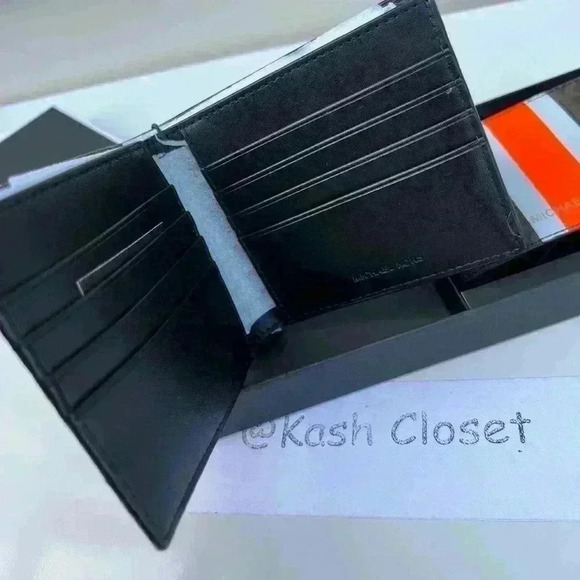 Michael kors Men Wallet Card Case 3 in 1 Gift box set Brown - Picture 4 of 7